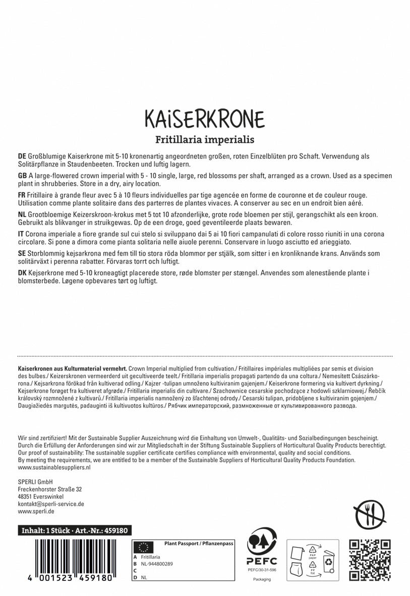  Kaiserkrone Rubra (1 Stück)