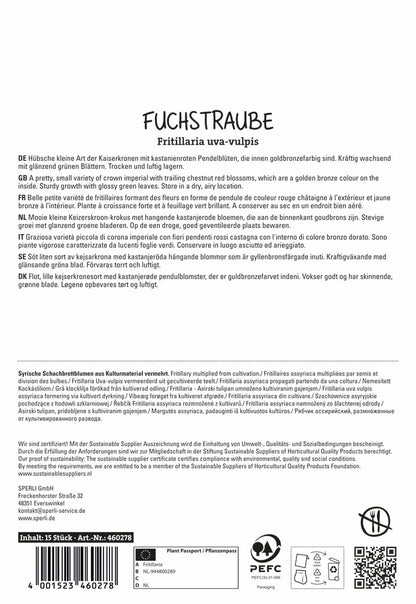  Fuchstrauben Fritillarie (15 Stück)