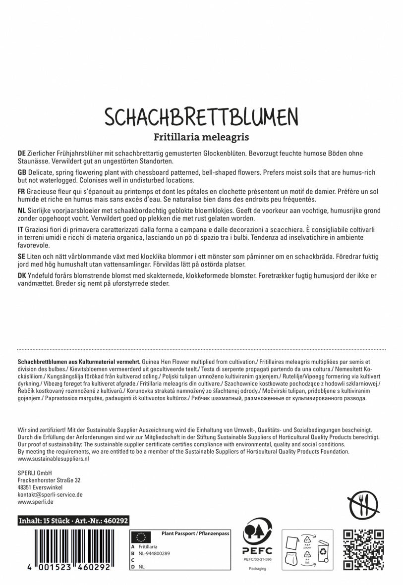  Schachbrettblume (15 Stück)