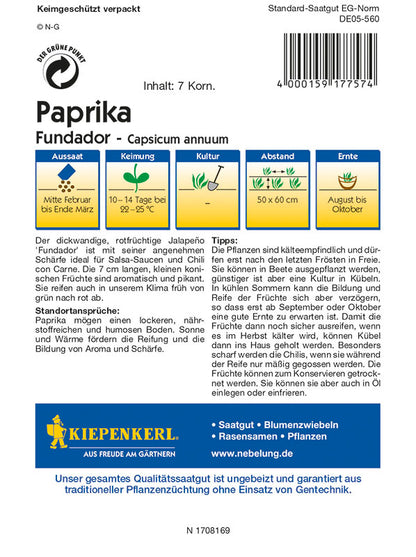  Paprika Fundador F1 [MHD 01/2025]