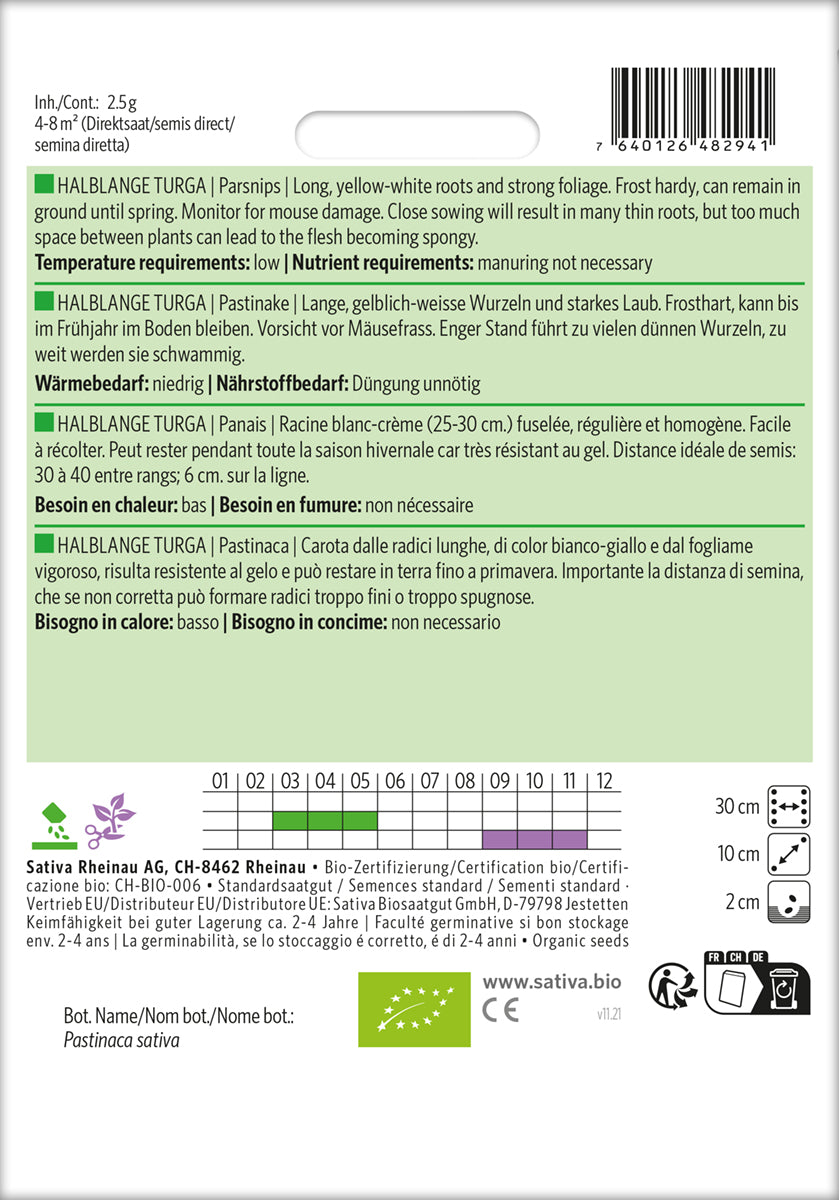  BIO Pastinake Halblange Turga [MHD 12/2025]