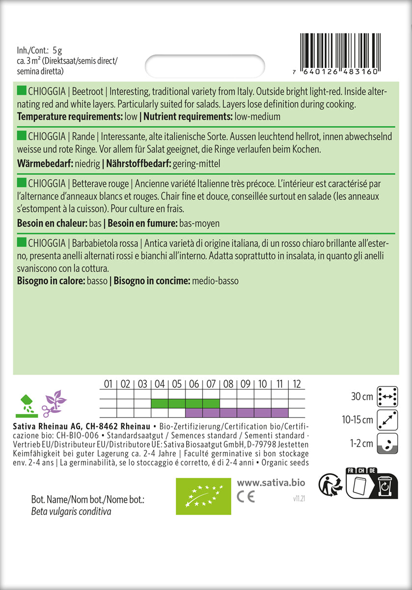  BIO Rote Rübe Chioggia [MHD 12/2025]