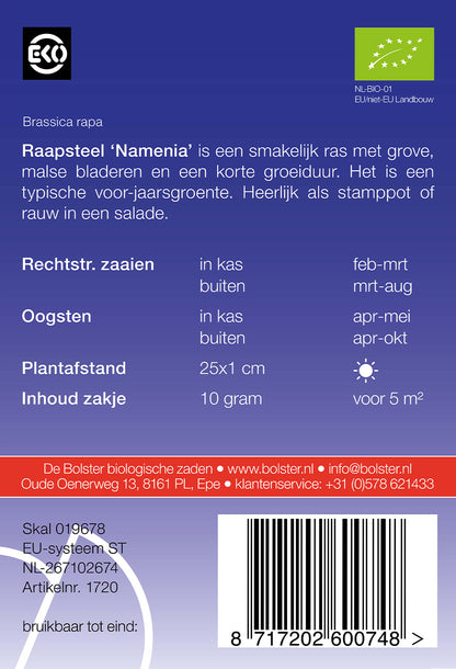  BIO Rübstiel Namenia [MHD 12/2025]