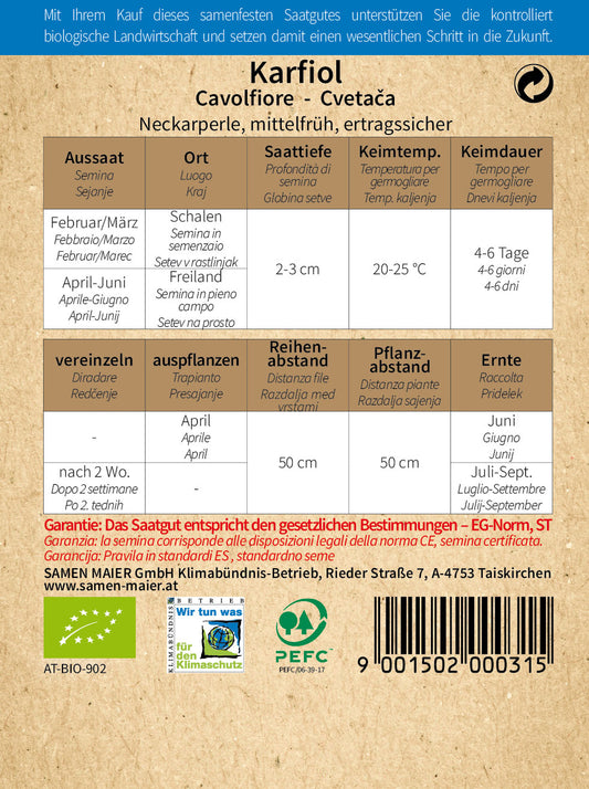  BIO Karfiol Neckarperle