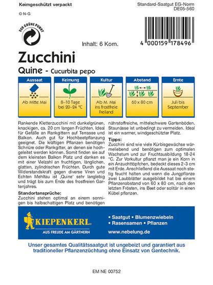  Zucchini Quine F1