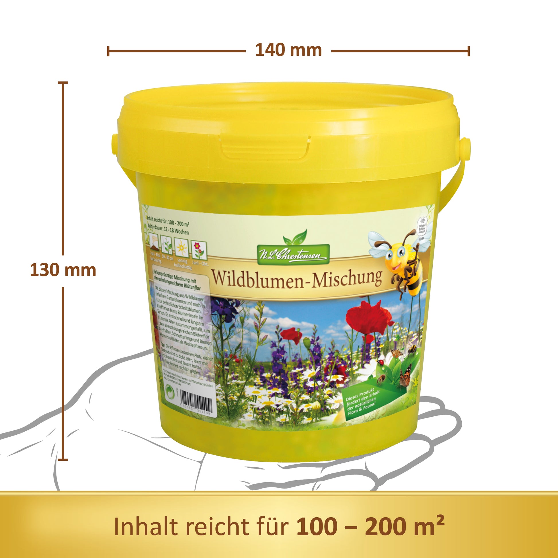  Wildblumen - Mischung Im 1 L Eimer