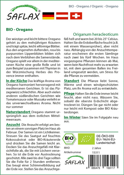  BIO Oregano [MHD 12/2023]