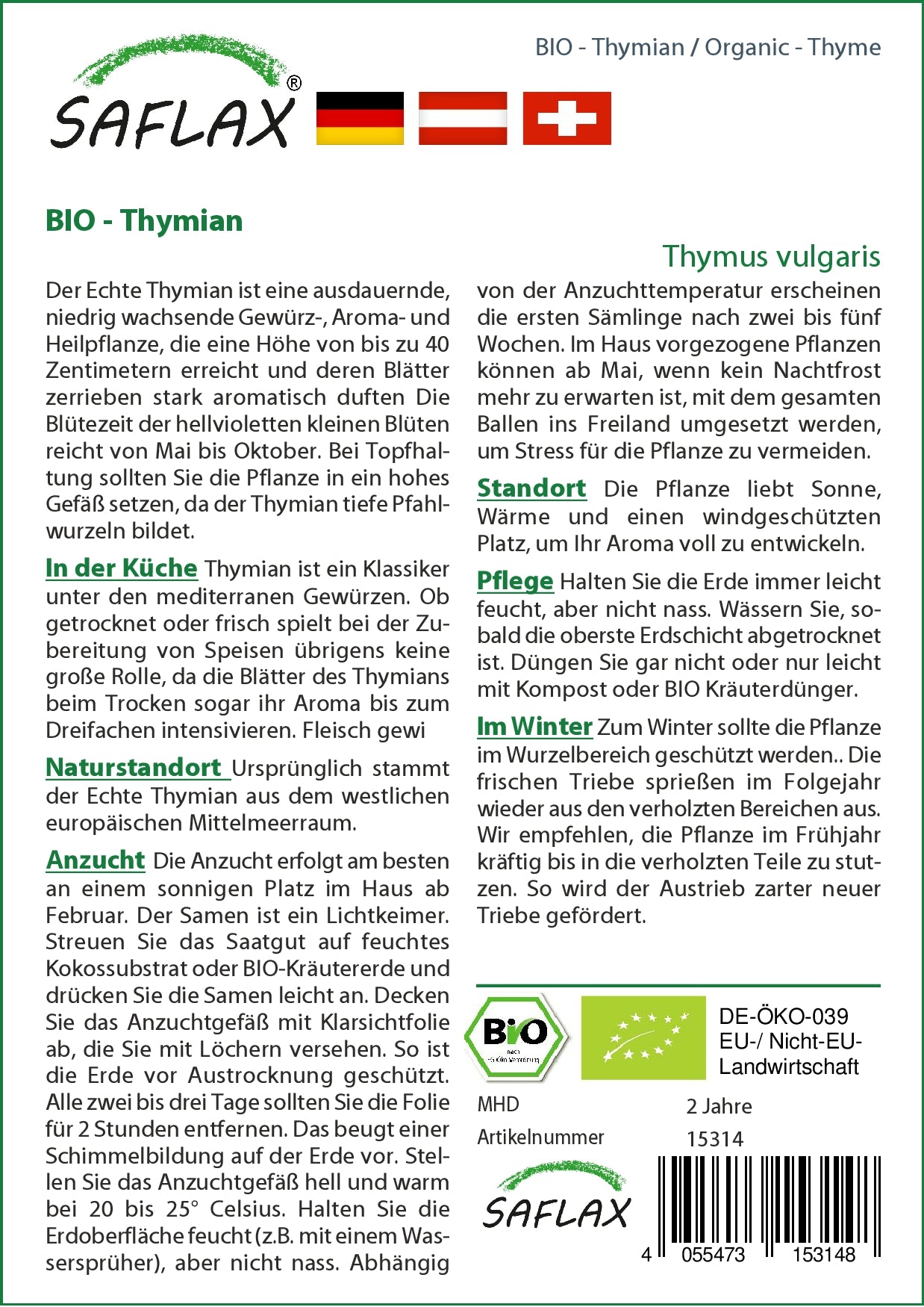  BIO Thymian