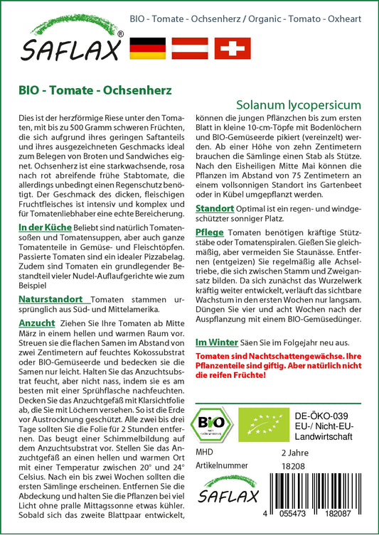  BIO Tomate Ochsenherz