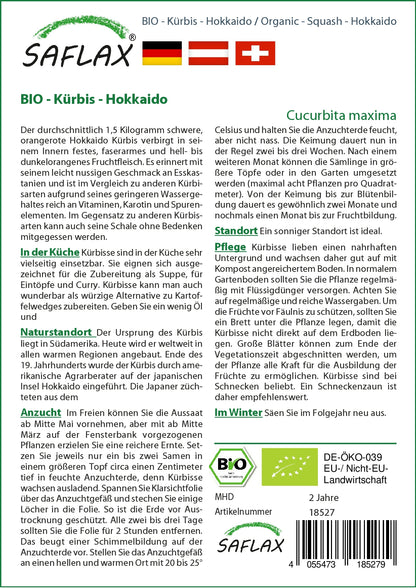  BIO Kürbis Hokkaido