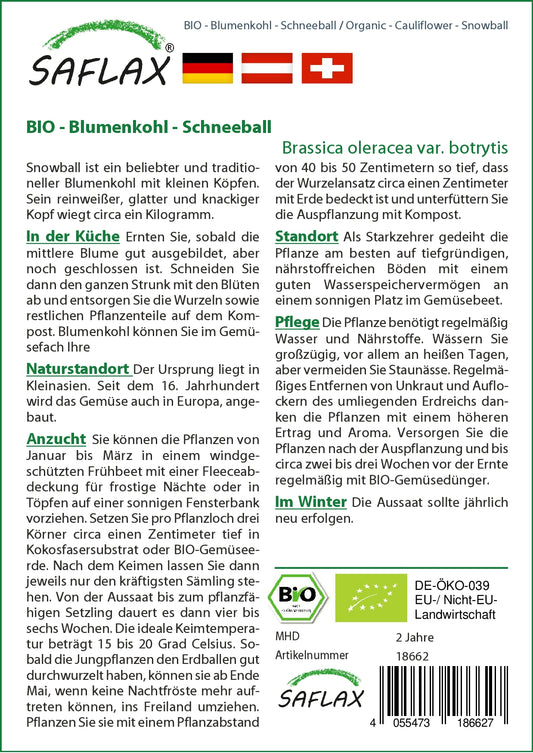  BIO Blumenkohl Schneeball