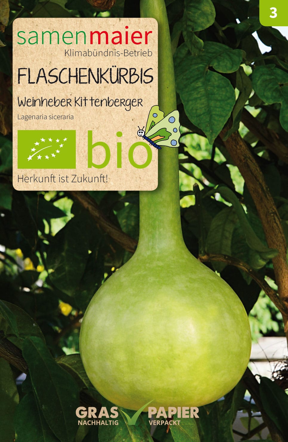 BIO Flaschenkürbis Weinheber Kittenberger