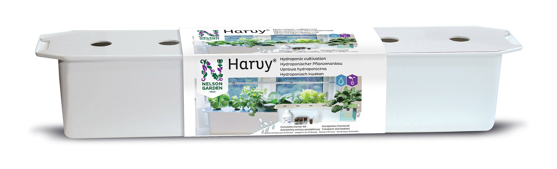  Hydroponik-Pflanzbehälter Harvy 6 Starterpacket