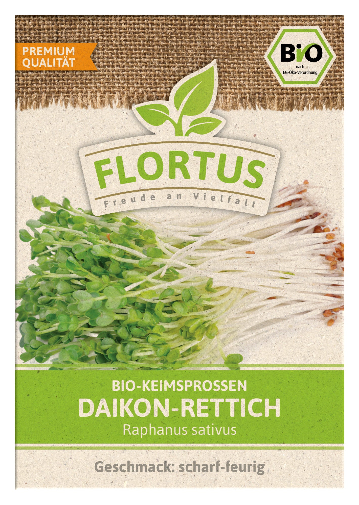  BIO Keimsprossen Daikon-Rettich