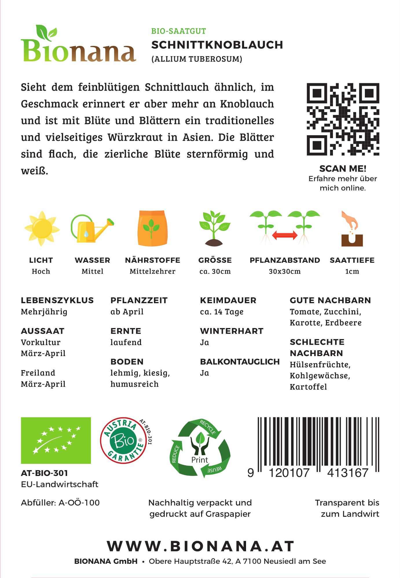  BIO Schnittknoblauch