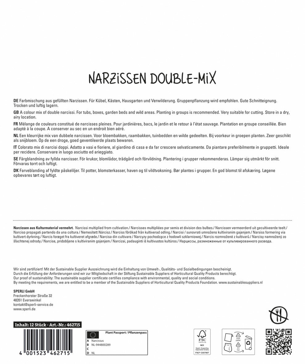  Narzissen Farbmischung Mix (12 Stück)