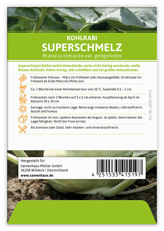  Kohlrabi Superschmelz