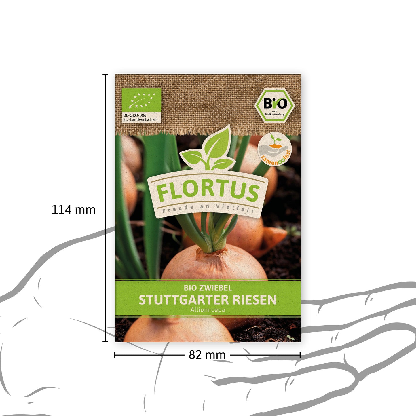  BIO Zwiebel Stuttgarter Riesen