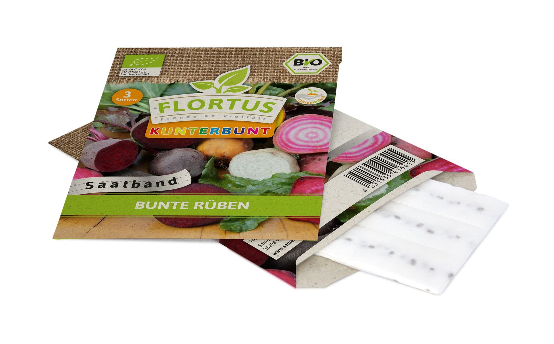  BIO Bunte Rüben (Saatband)