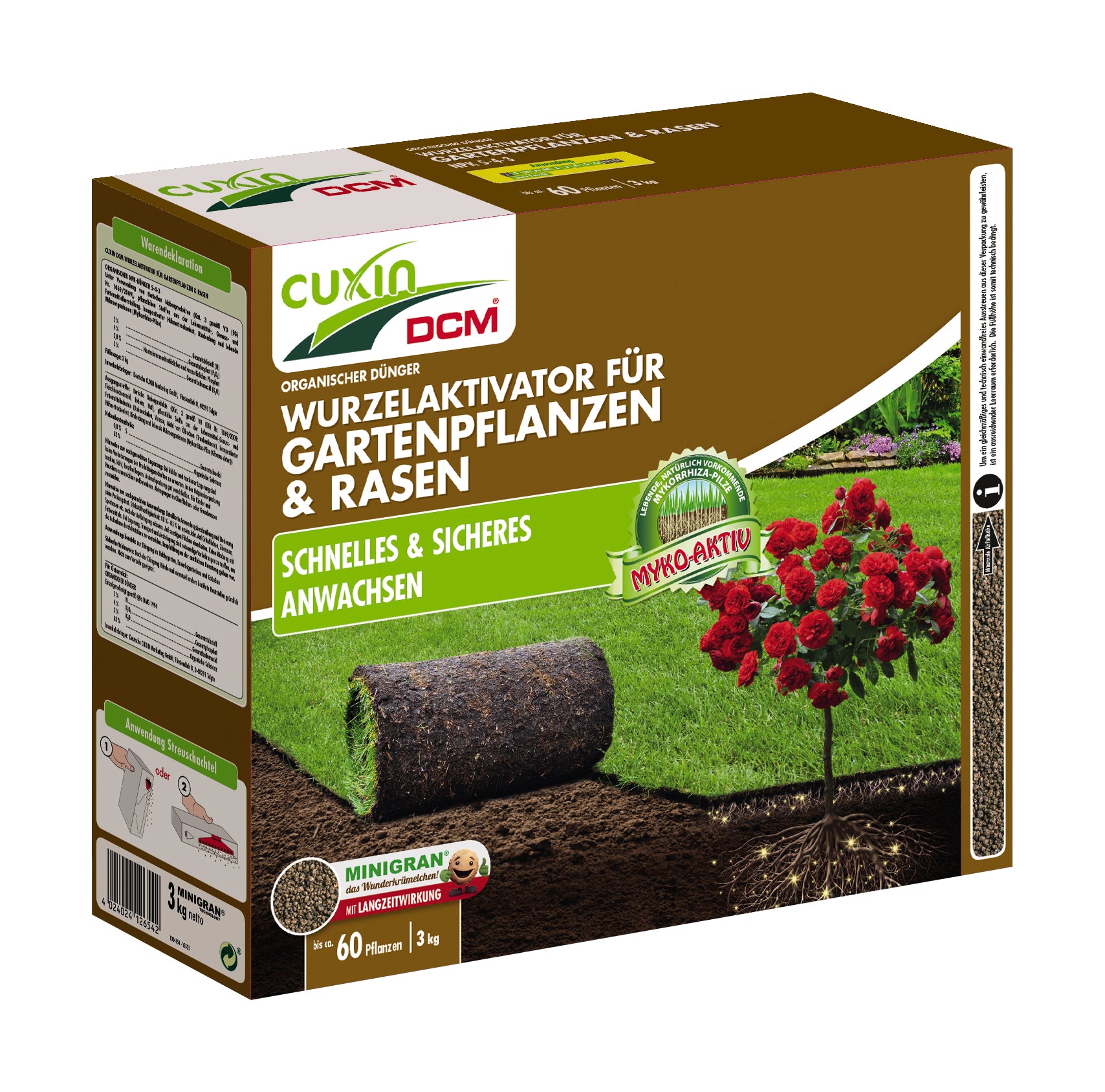  BIO Wurzelaktivator Für Gartenpflanzen & Rasen (3 Kg)