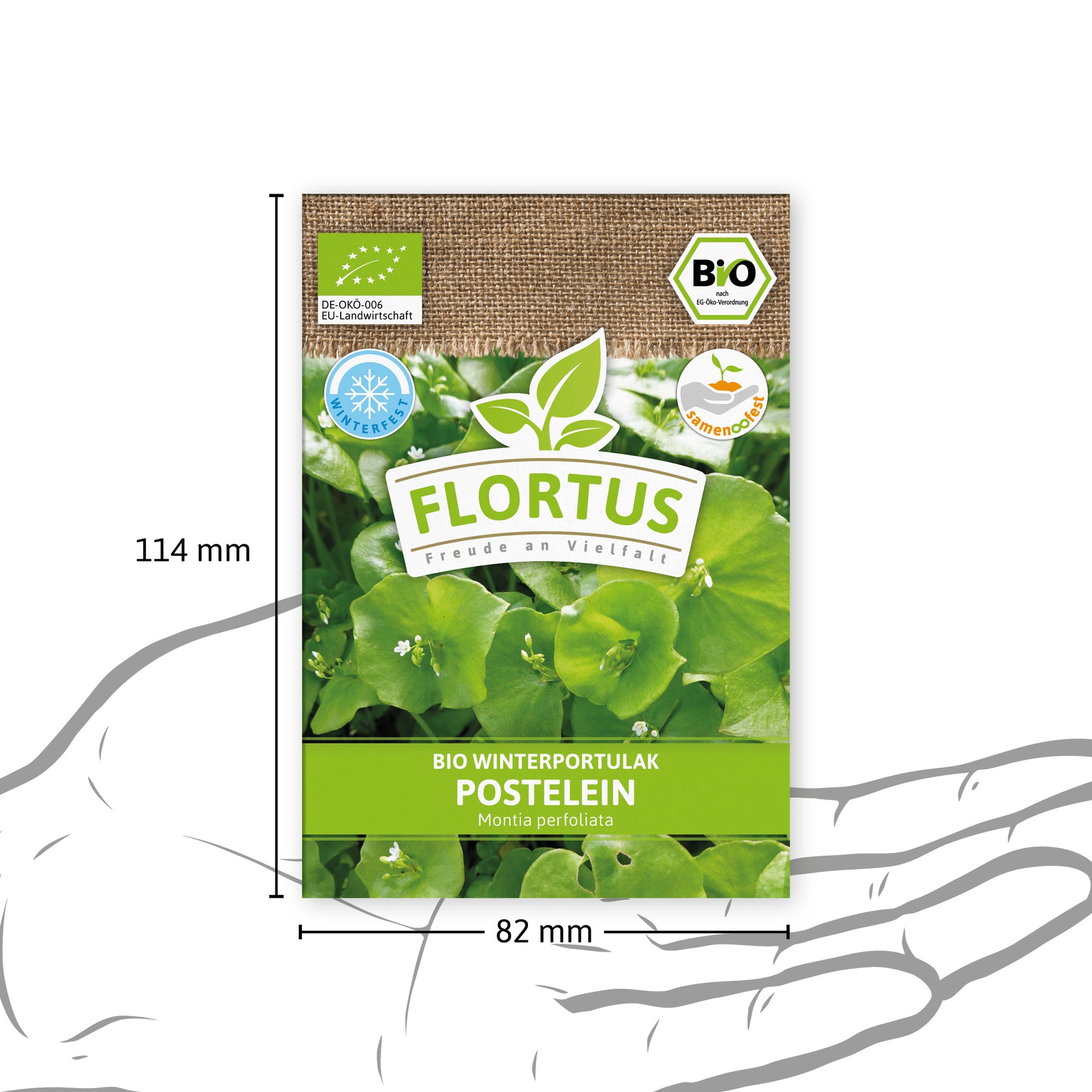  BIO Winterportulak Postelein (100 Tütchen)