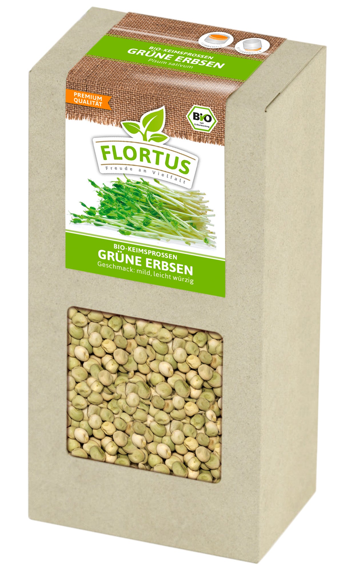  BIO Keimsprossen Set "Hülsenfrüchte" Mit 5 Sorten (1,2 Kg)
