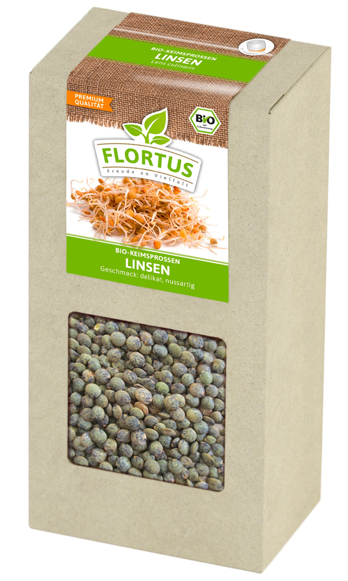  BIO Keimsprossen Set "Hülsenfrüchte" Mit 5 Sorten (1,2 Kg)