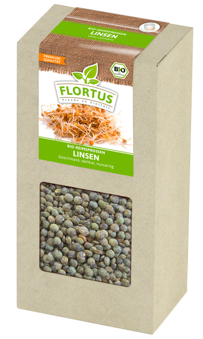  BIO Keimsprossen Set "Hülsenfrüchte" Mit 5 Sorten (1,2 Kg)