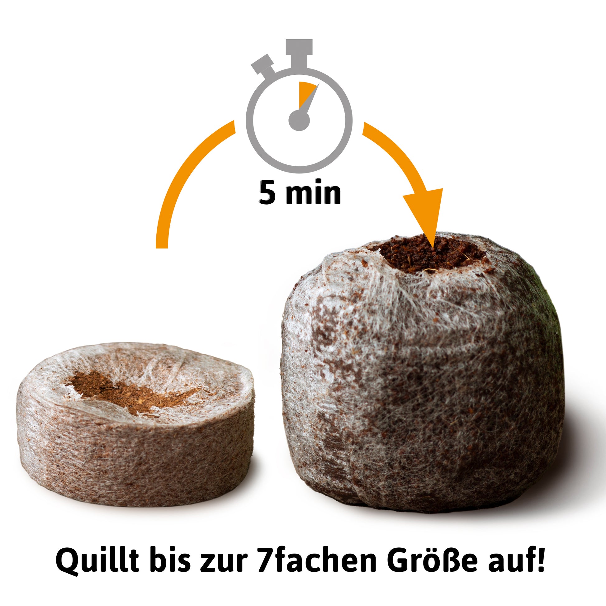  BIO Kokos Quelltöpfe 36 Mm