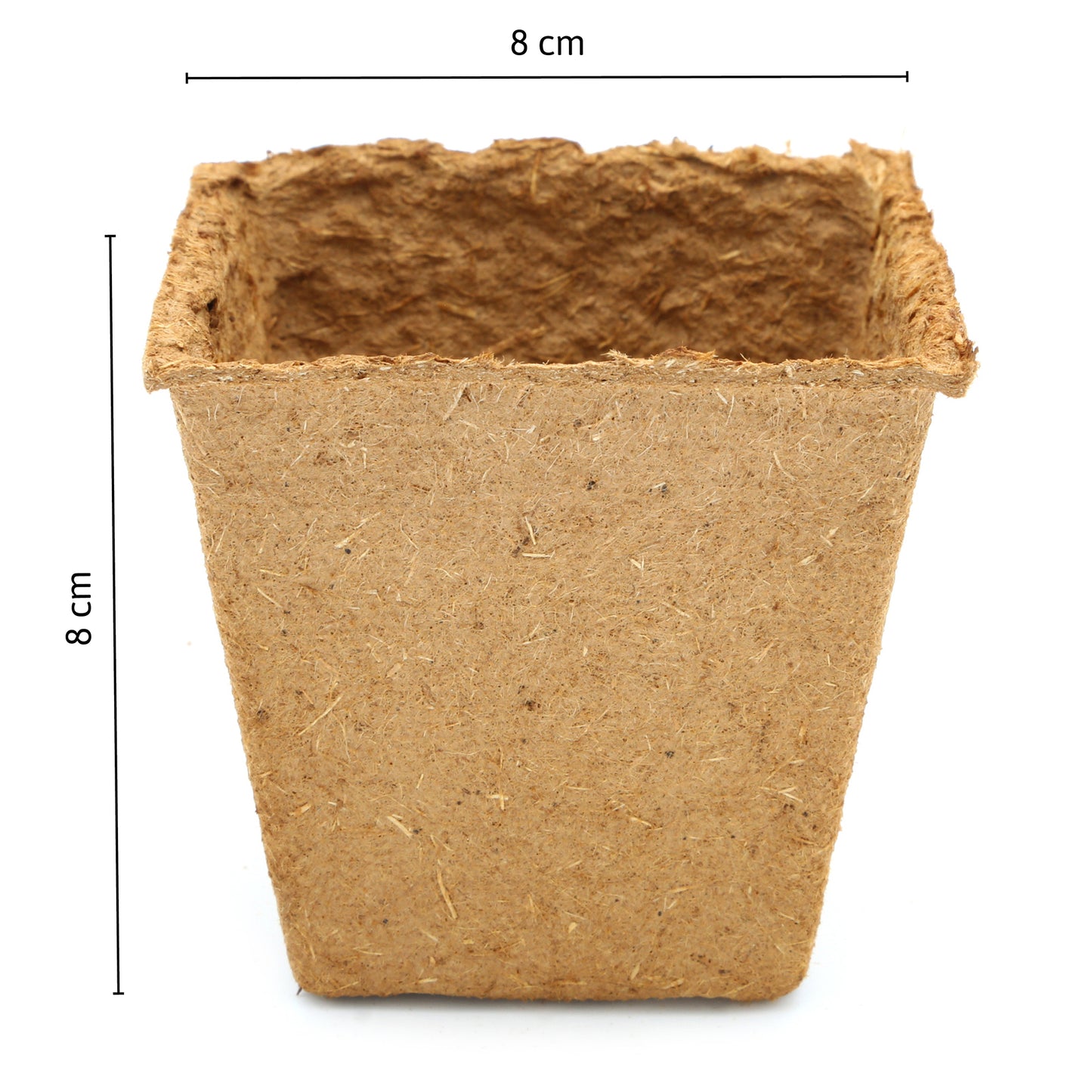  8 X 8 Cm Anzuchttopf Quadratisch Auf Holzfaser Basis