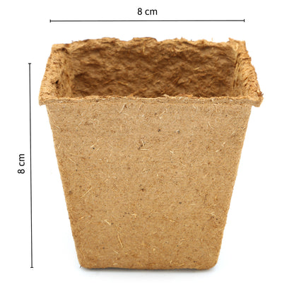  8 X 8 Cm Anzuchttopf Quadratisch Auf Holzfaser Basis