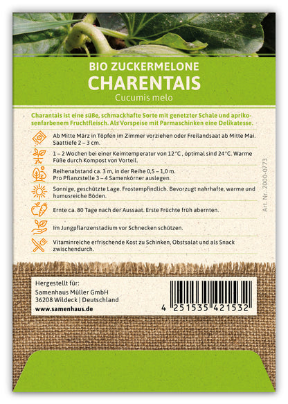  BIO Zuckermelone Charentaise