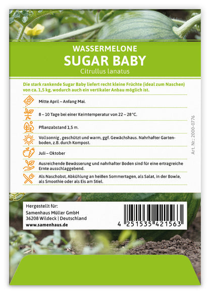  Wassermelone Sugar Baby