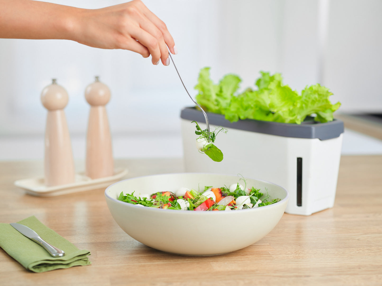  HARRY HERBS Kräutertopf Weiß
