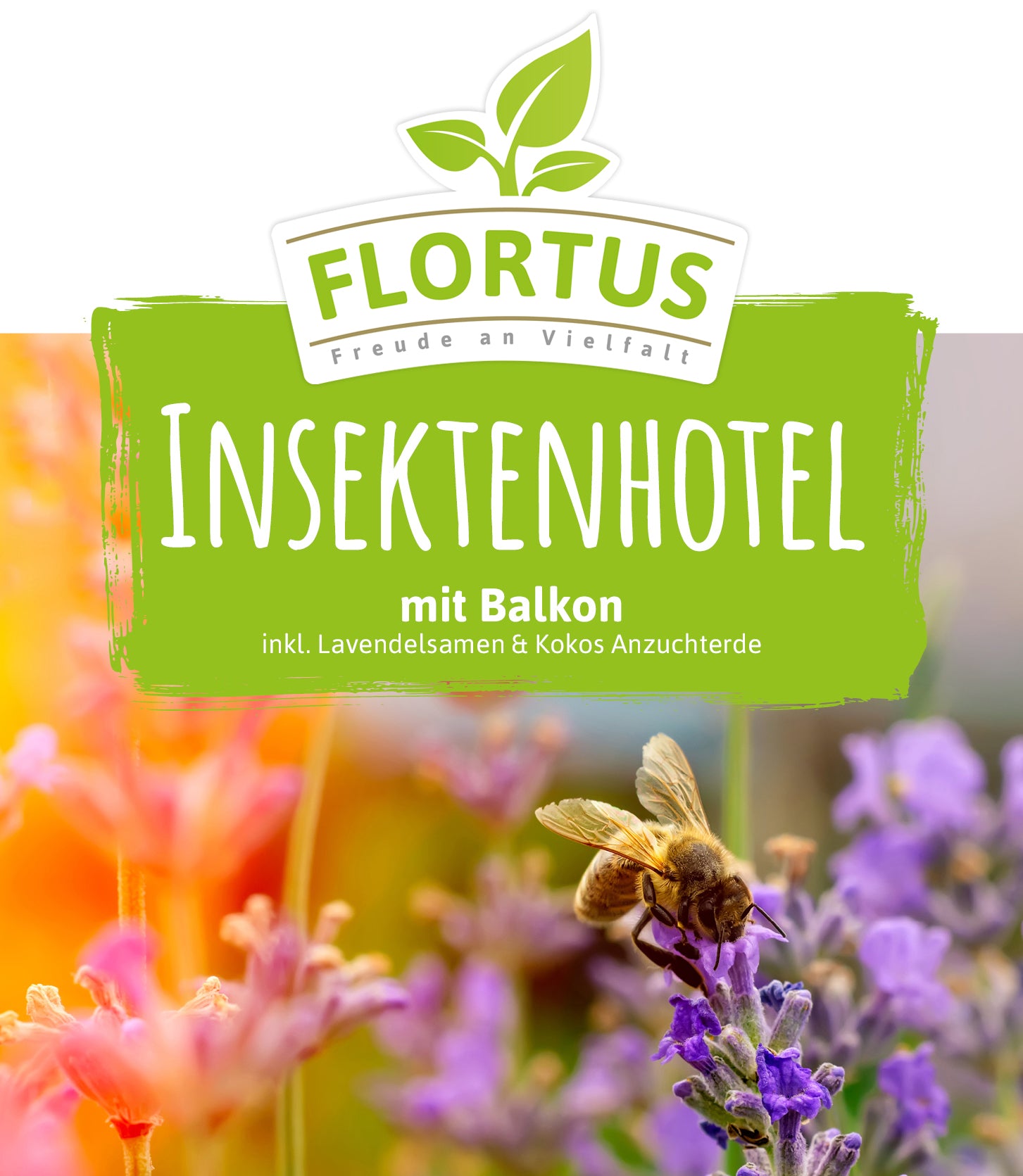  Insektenhotel Lavendel