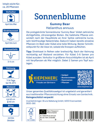  Sonnenblume Gummy Bear