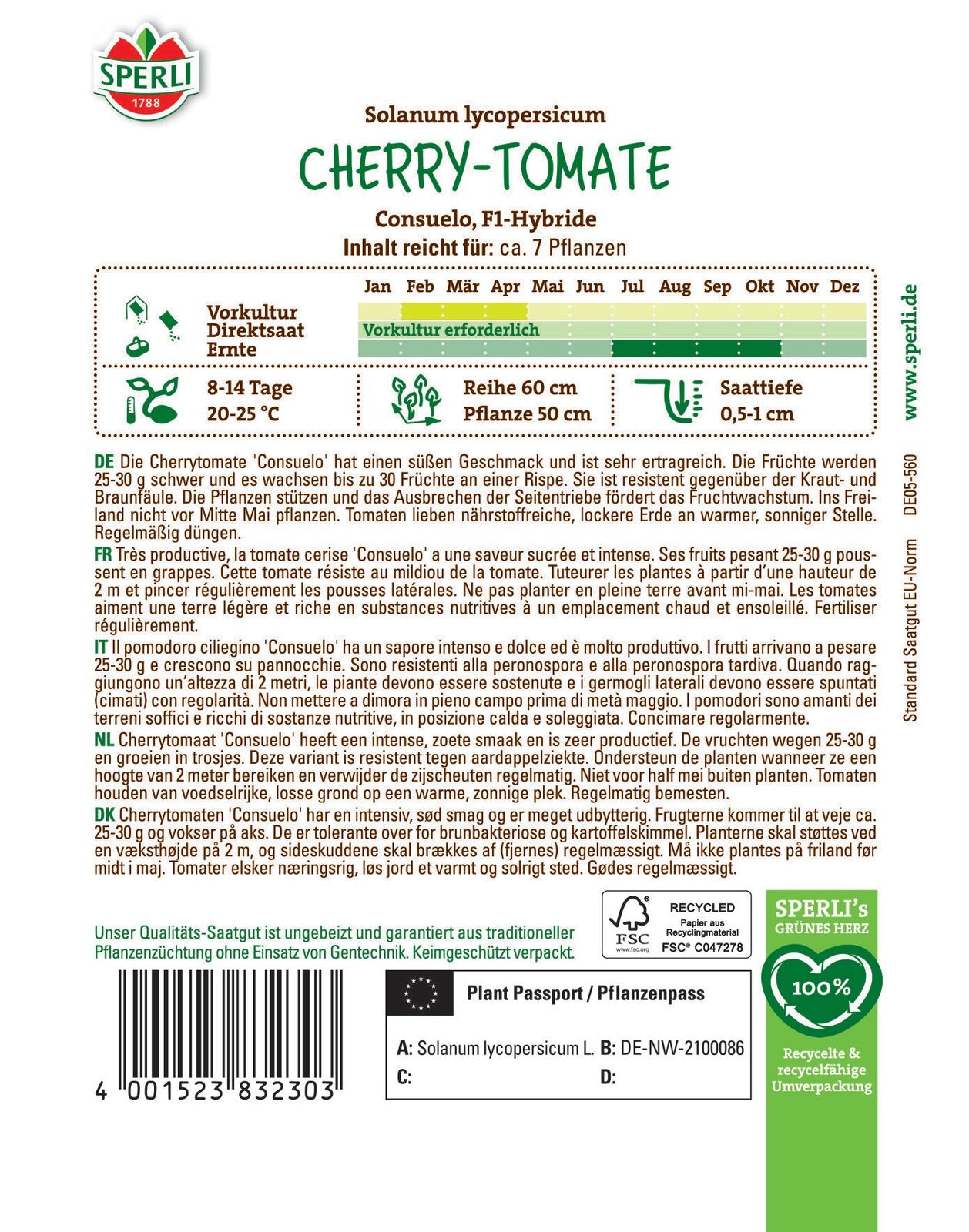  Cherry-Tomate Consuelo F1