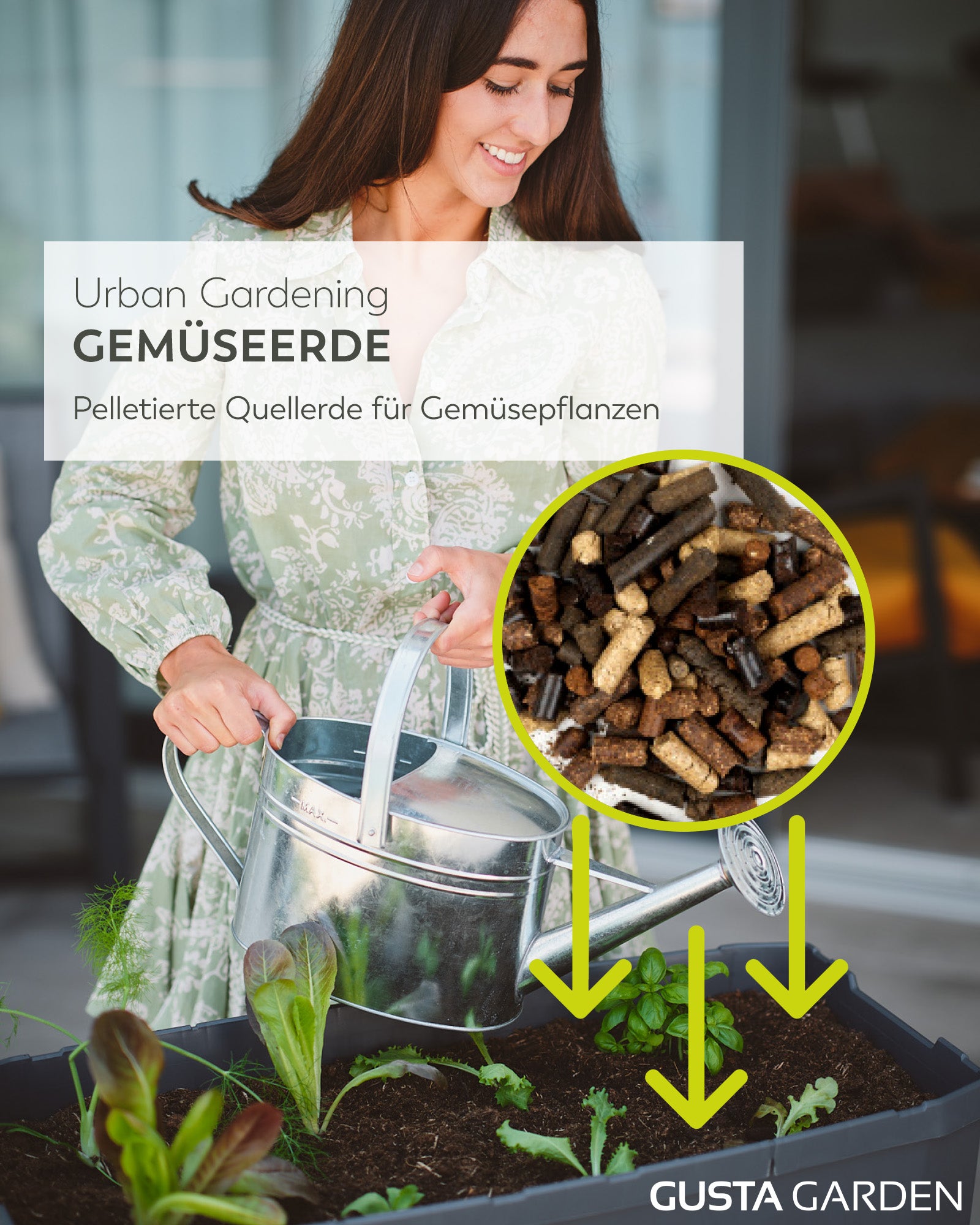  Urban Gardening Gemüseerde (20 L)